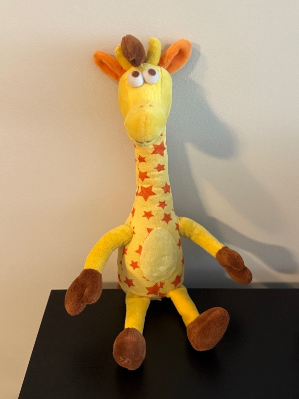 Vintage Toys R Us Geoffrey the Giraffe Plush Star Pattern Mascot